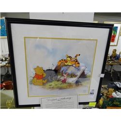 Framed Sericell Winnie The Pooh & Storytime Too