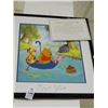 Image 1 : Framed Sericell Autographed by Voice of Pooh & Pglet