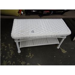 Plastic White Patio Table