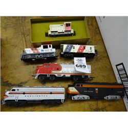 Lot of Train Engines & Train Cars