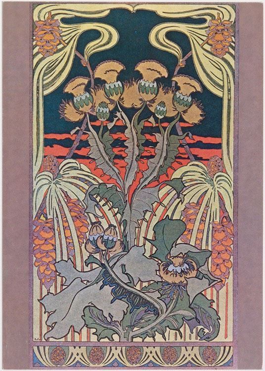 Scarica Gratis Images Vintage Art Nouveau Postcard Tapisserie By Rolph dernière par
