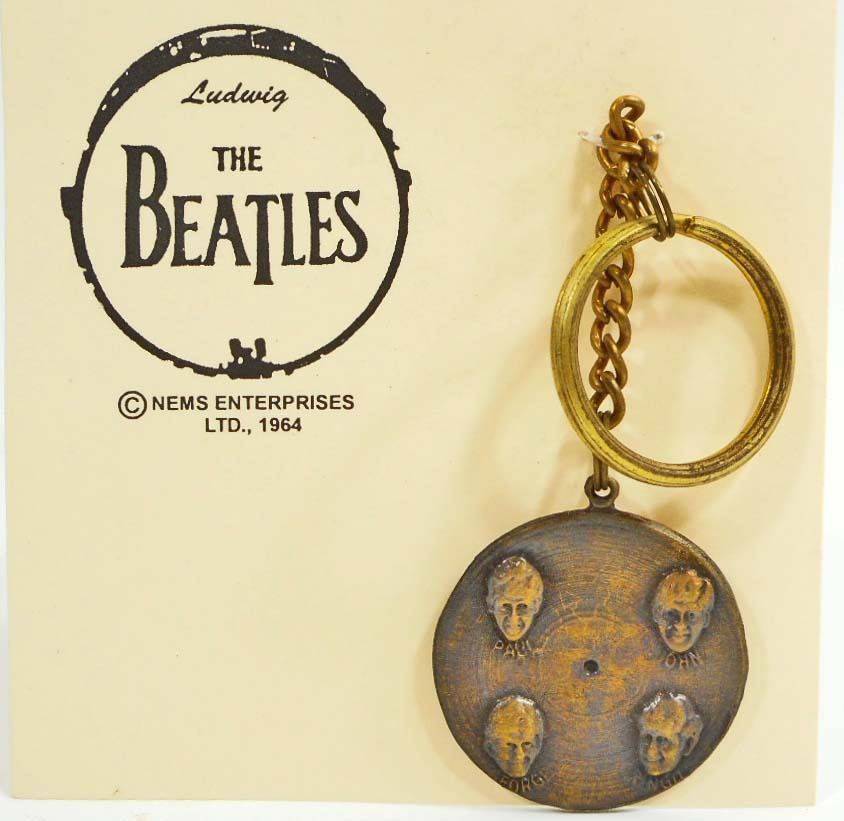 THE BEATLES RECORD KEY CHAIN