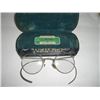 Image 1 : VINTAGE 1940'S RARE SILVER GLASSES & CASE STAMPED *HI-BO COC*!! GLASSES CAME OUT OF ESTATE!!