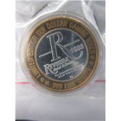 Riviera Hotel & Casino $10 Gaming Token