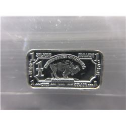 4 x .999 Silver "American Buffalo Bars-1 gram each