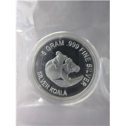 .999 Fine Silver Australia Mint "Koala" Round