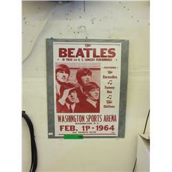 Beatles at the Washington Post concert poster