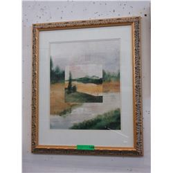 Framed print Bass landscape