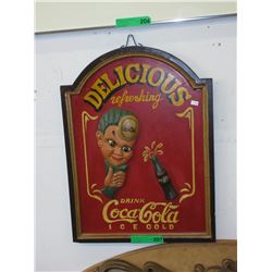 2D Coca-Cola wall sign