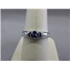 Image 1 : Tanzanite & Diamond Ring
