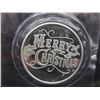 Image 1 : Merry Christmas Silver Art Round