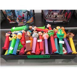 50 Collectible Pez dispensers - used