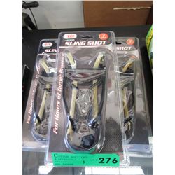 3 New 7" Slingshots