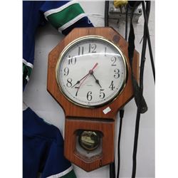 Battery operated wall clock - used