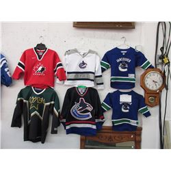 6 Used children's sports jerseys