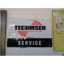 Metal "Tecumseh Service" sign