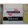 Image 1 : Metal "Tecumseh Service" sign