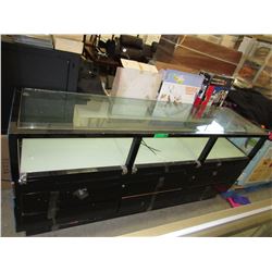 Used glass top showcase
