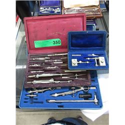 3 Vintage precision drafting & measuring tools