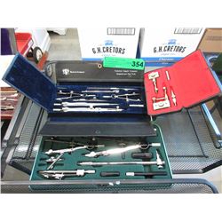 3 Vintage precision drafting & measuring tools