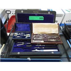 3 Vintage precision drafting & measuring tools