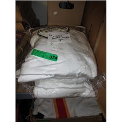 6 New white sweatshirts - wrapped