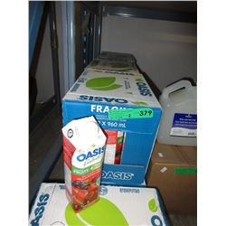 2 Cases of Oasis "Deliciously Red" juice