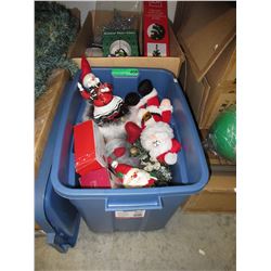 2 Large boxes of Christmas decorations