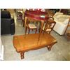 Image 1 : Used wood coffee table & accent table