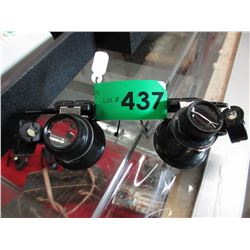 New illuminated jeweler's glasses