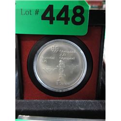 1976 Montreal Olympics $5 Silver coin