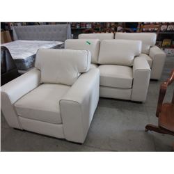 New - Leather sofa, loveseat & chair