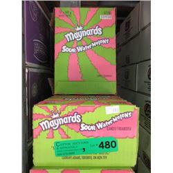 3 Cases of Maynards "Sour Water Melons" candy