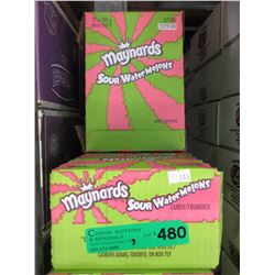 3 Cases of Maynards "Sour Water Melons" candy