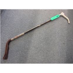 Vintage Antler handle riding crop