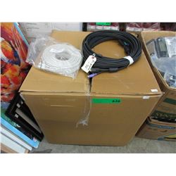 Large box of component video cable