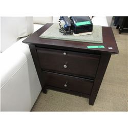 New - 2 Drawer bedside table