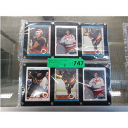 6 Rookie hockey cards