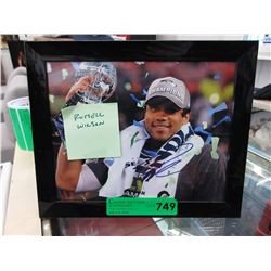 Autographed Russell Wilson photo