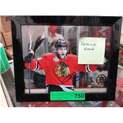 Autographed Patrick Kane photo