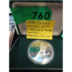 1988 Calgary Olympic $20 1 Troy oz. coin