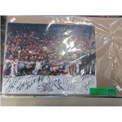 Autographed Vancouver 2010 Team Canada photo