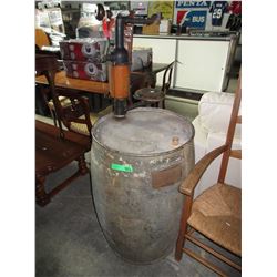 Vintage 1970's Esso oil drum