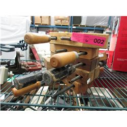 3 Wood Jorgensen clamps