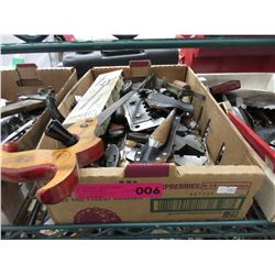 Box of new & used hand tools - some vintage
