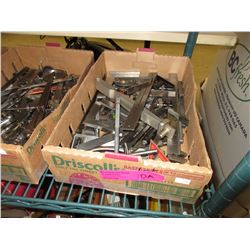 Used metal squares & other tools