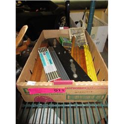 Used vintage rulers