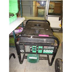 Used Coleman portable 5000 Watt generator
