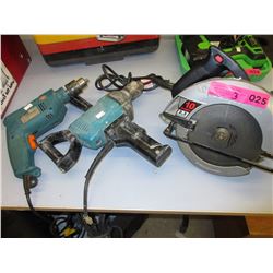 3 Electric tools - used