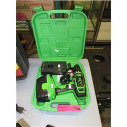 Kawasaki cordless drill with case
